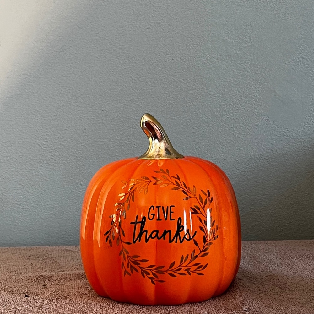 Pumpkin with a hint of thanksgiving!